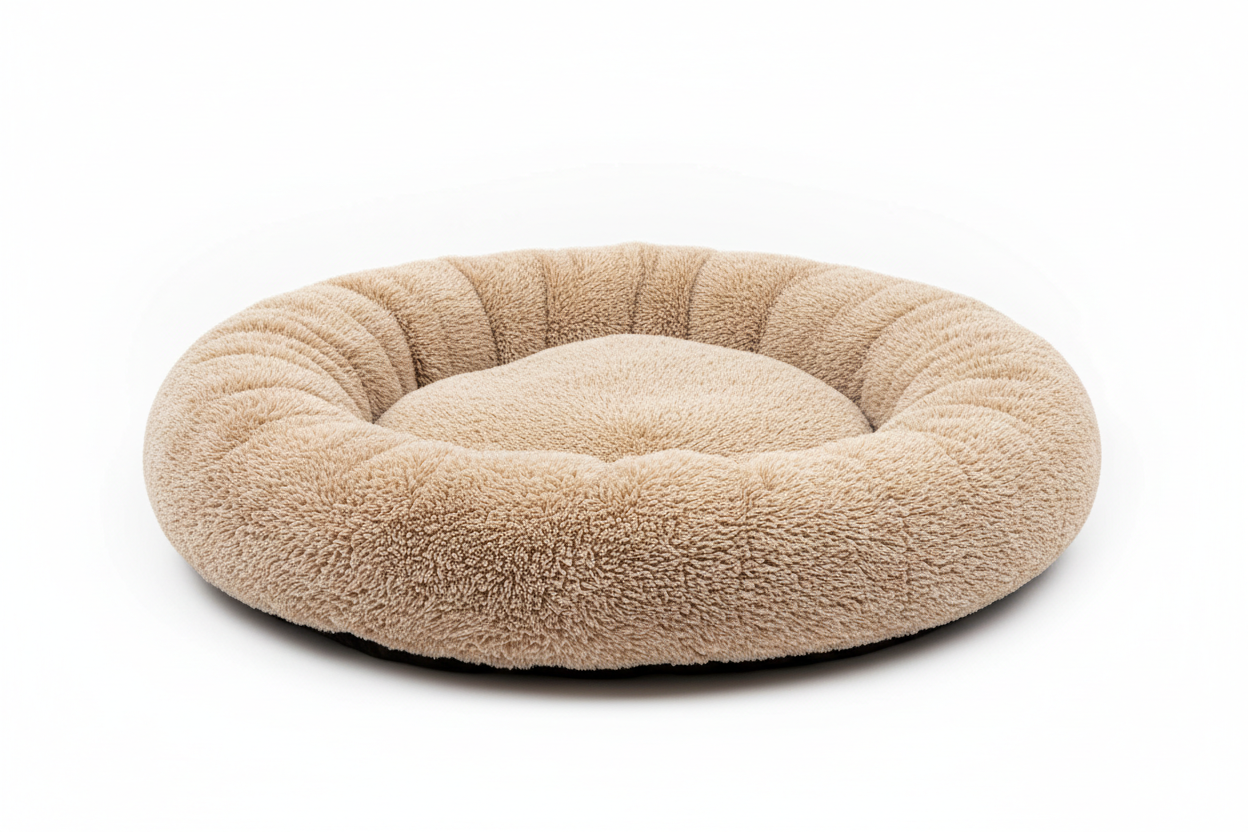 dog bed donut soft large plush
